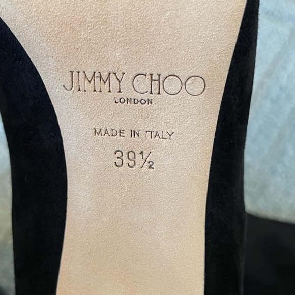 Jimmy Choo Kix 65 Sue Black 39.5 Boots - Picture 9 of 9